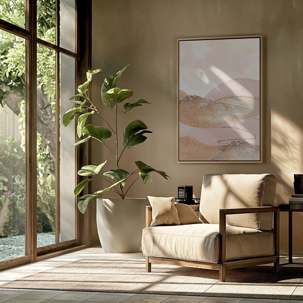 Landschaft in Pink-2 | Poster