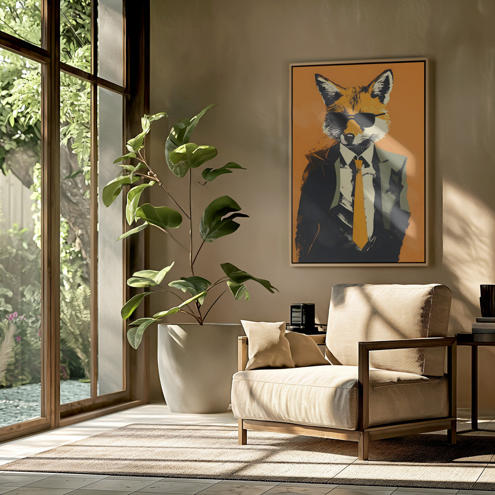 Fuchs im Anzug | Poster