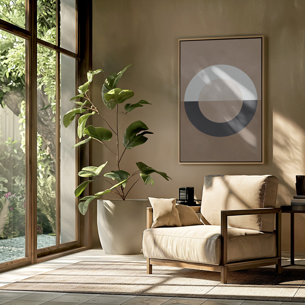 Braune Geometrie 8 | Poster