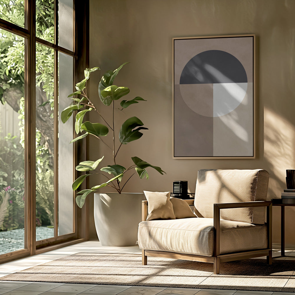 Braune Geometrie 7 | Poster