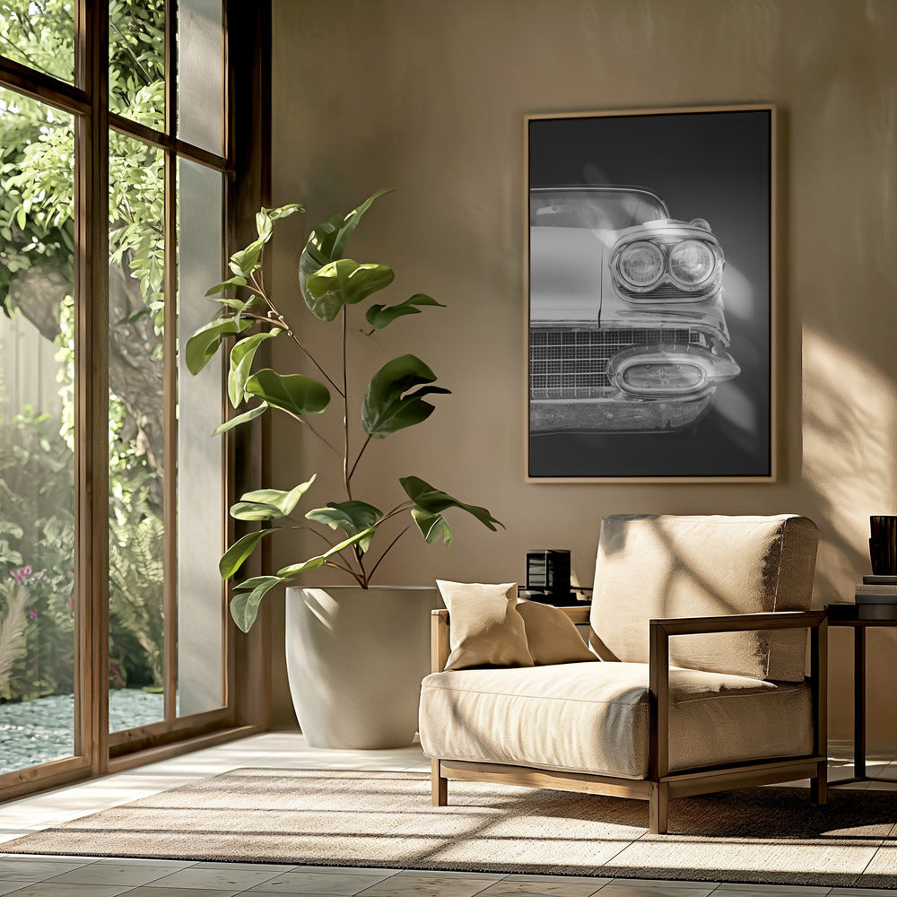 Amerikanischer Oldtimer Bonneville 1958 Cabrio | Poster