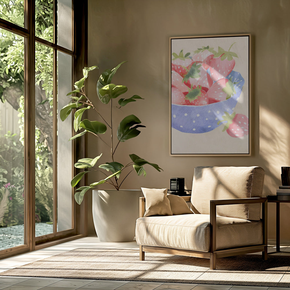 Erdbeeren in Schale | Poster