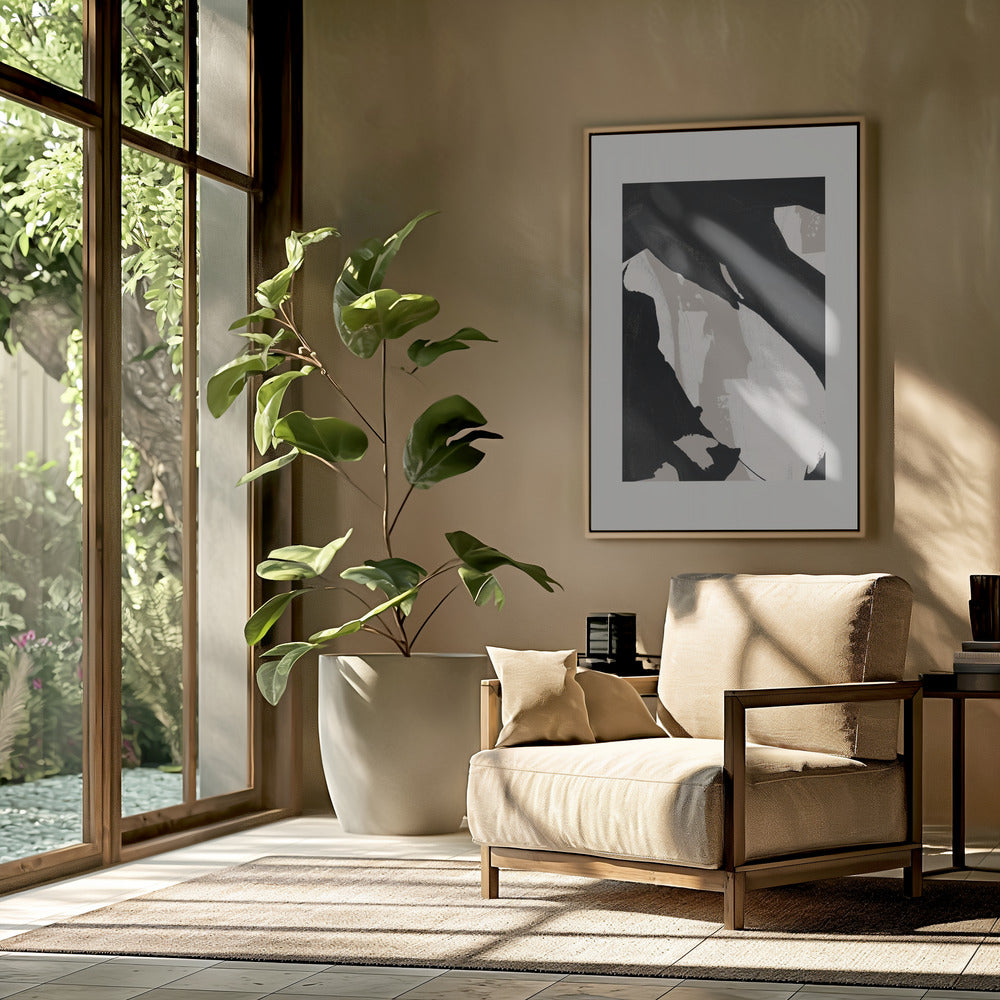 Abstract Brush Strokes 59X | Poster