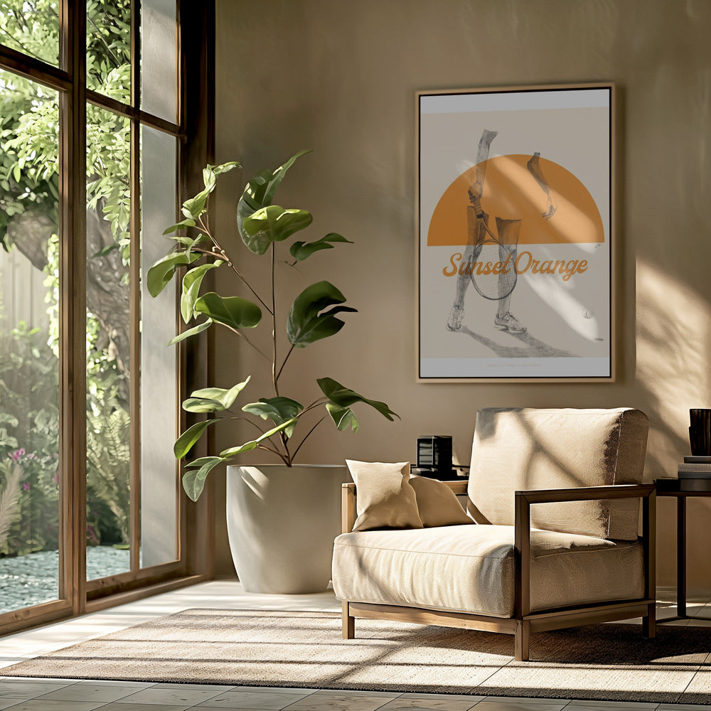 Sonnenuntergang Orange | Poster
