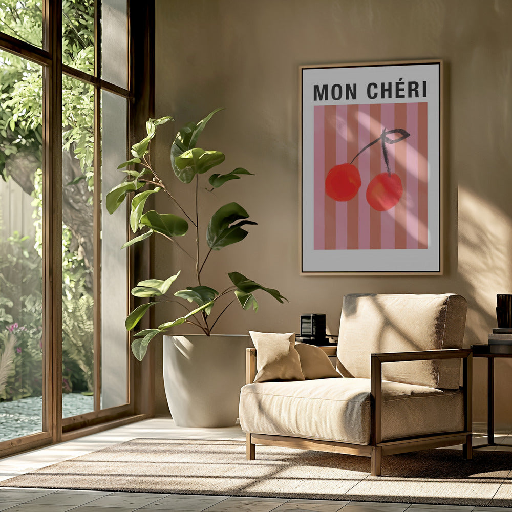 Gestreifte Kirschen Ratioiso | Poster