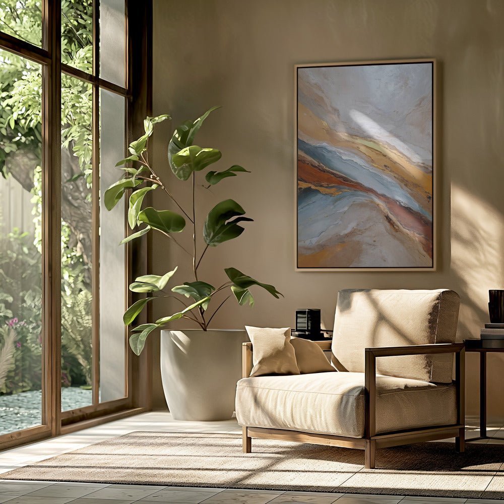 Goldene Horizontwellen | Poster