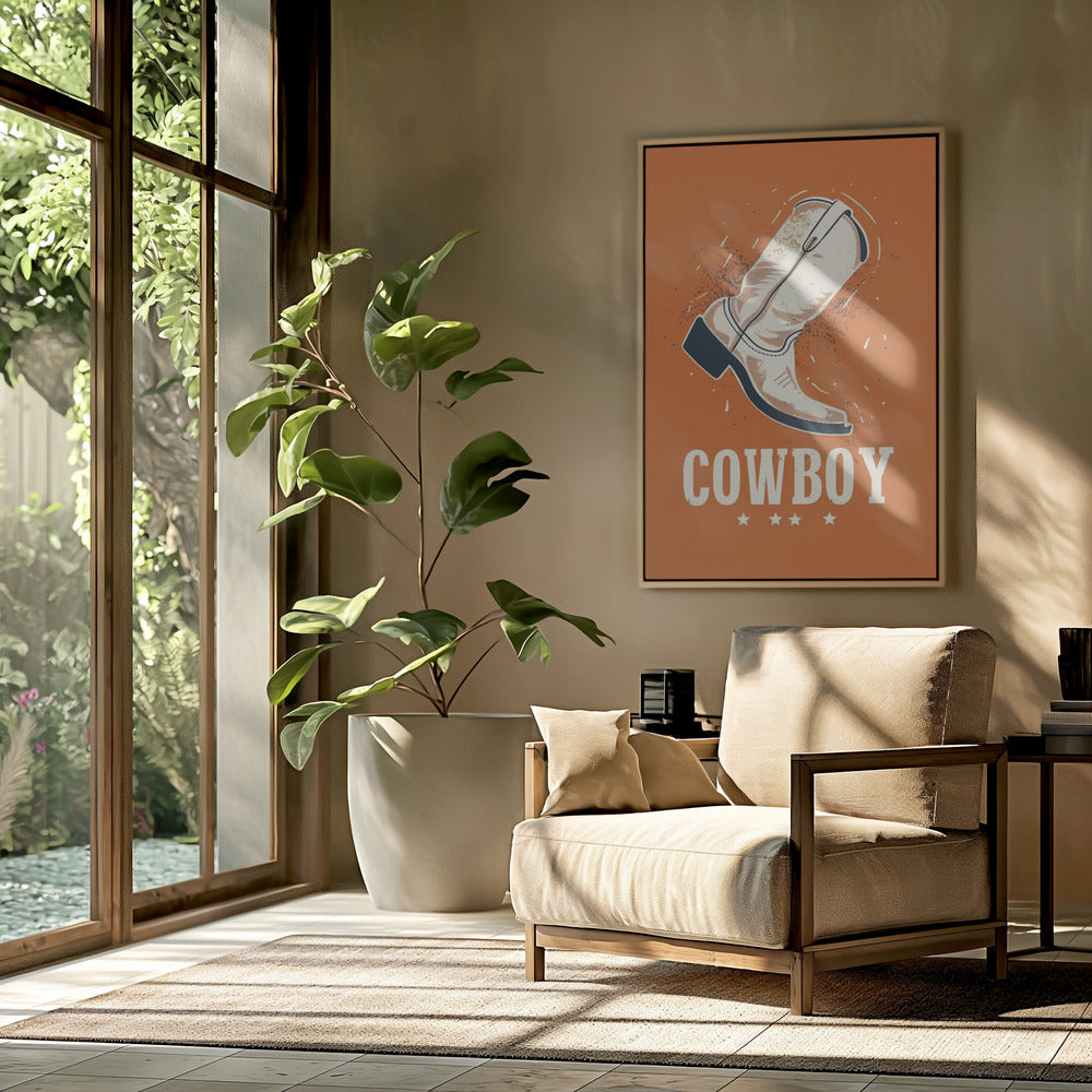 Cowboystiefel Vintage | Poster