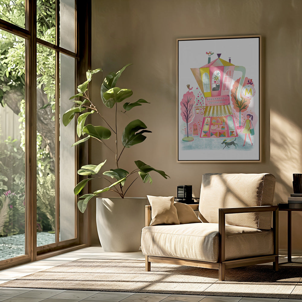 French Coffee Patisserie Vintage | Poster