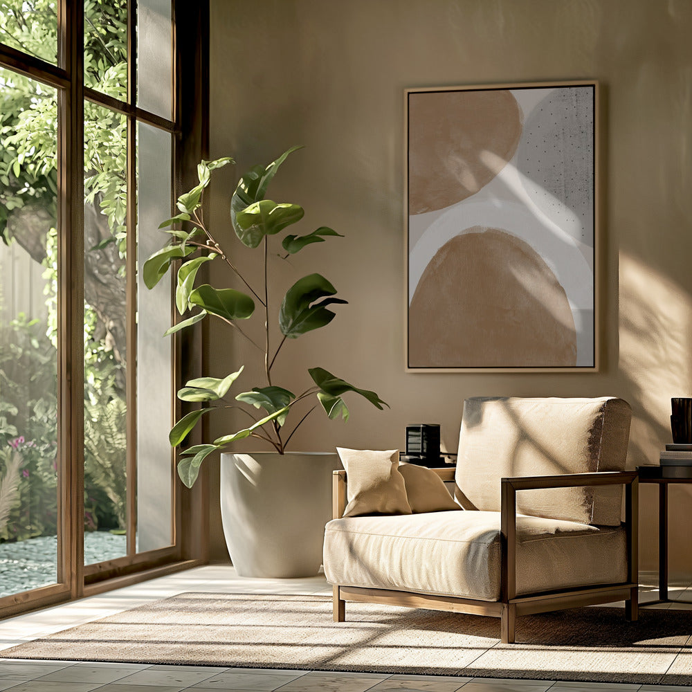 Erdige Formen Harmonie | Poster