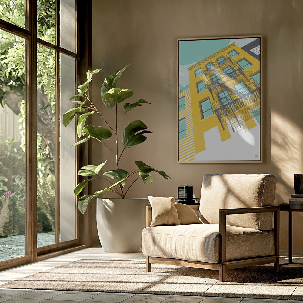 NYC Brooklyn Gelb | Poster