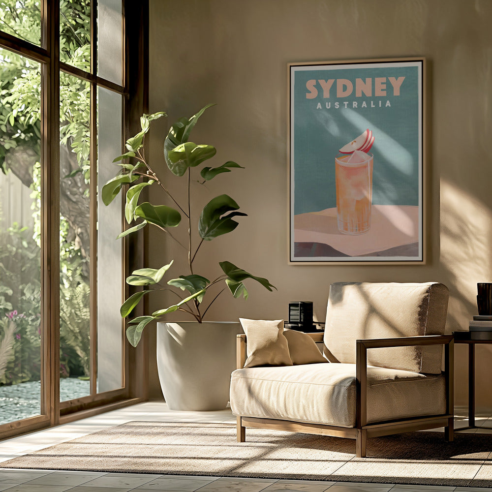 Sydney Australien Cocktail Bar Dekor | Poster