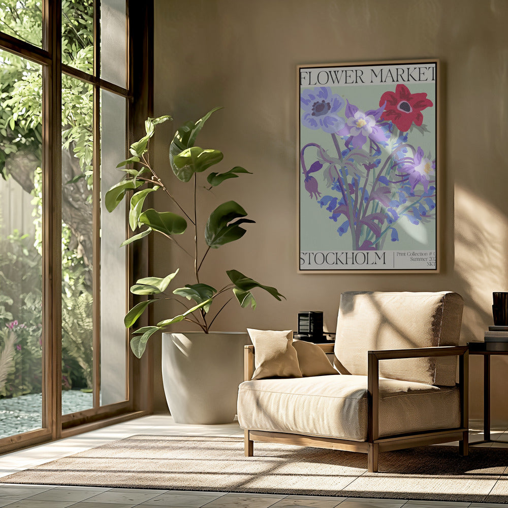 Stockholmer Blumenmarkt | Poster