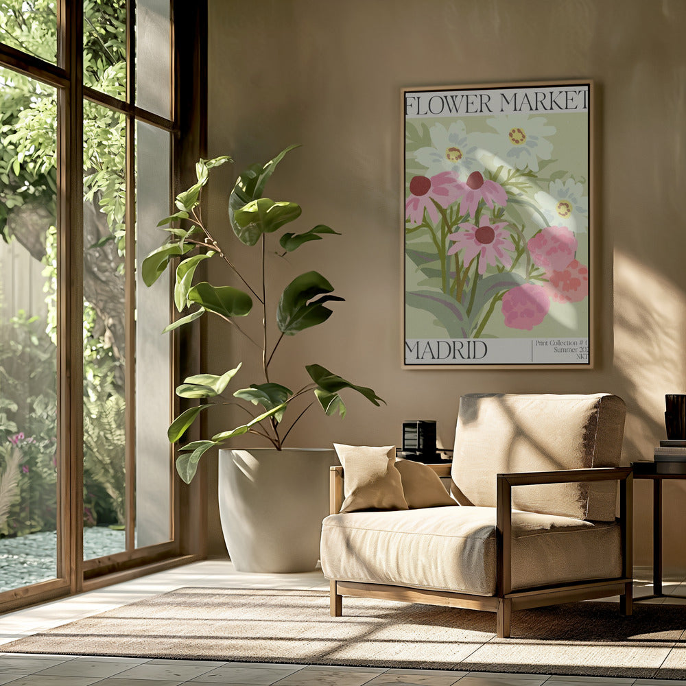 Blumenmarkt Madrid | Poster
