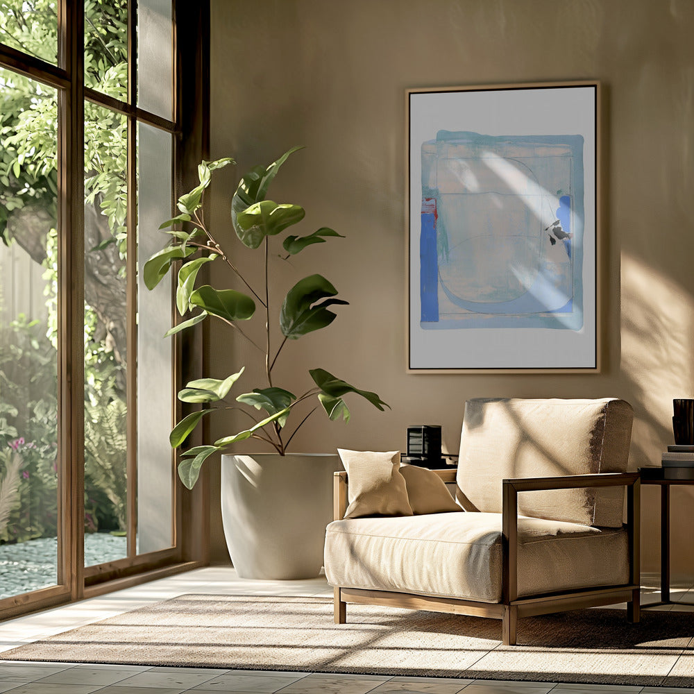 Blaue Ausdauer 1 | Poster