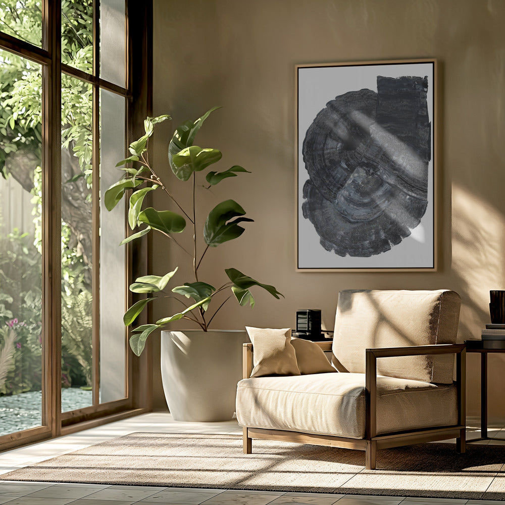 Schwarzes Fossil 1 | Poster