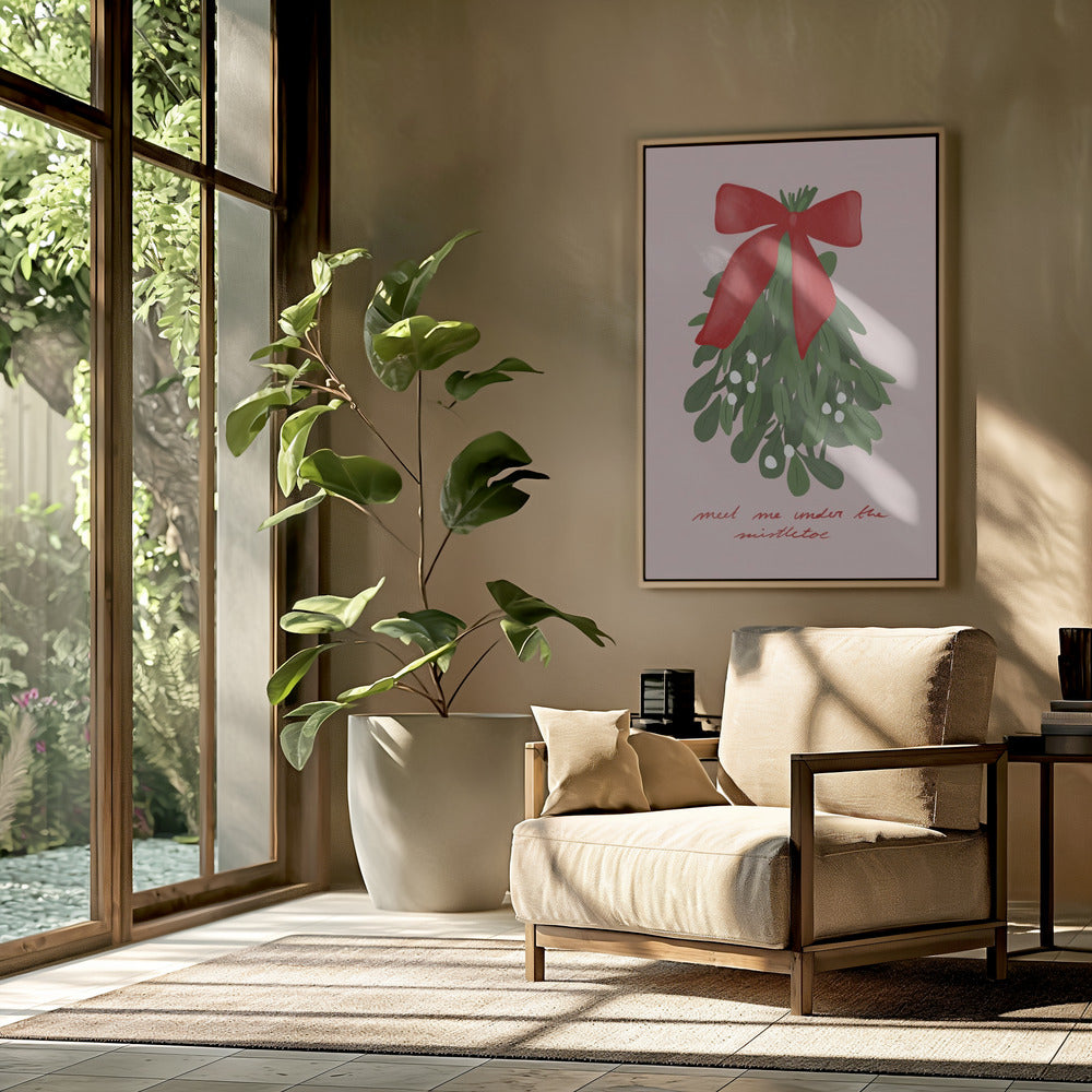 Kiss by Mistletoe | Poster