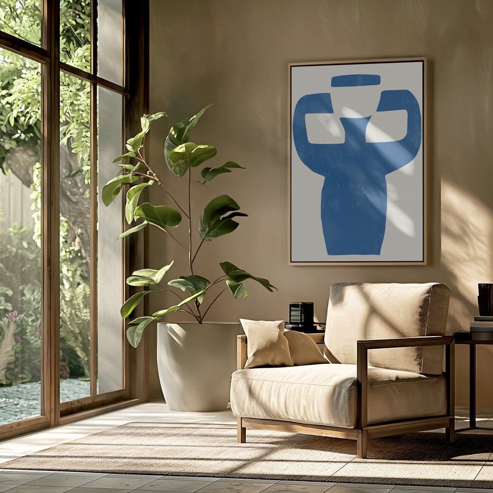 Vase Blue 04 | Poster