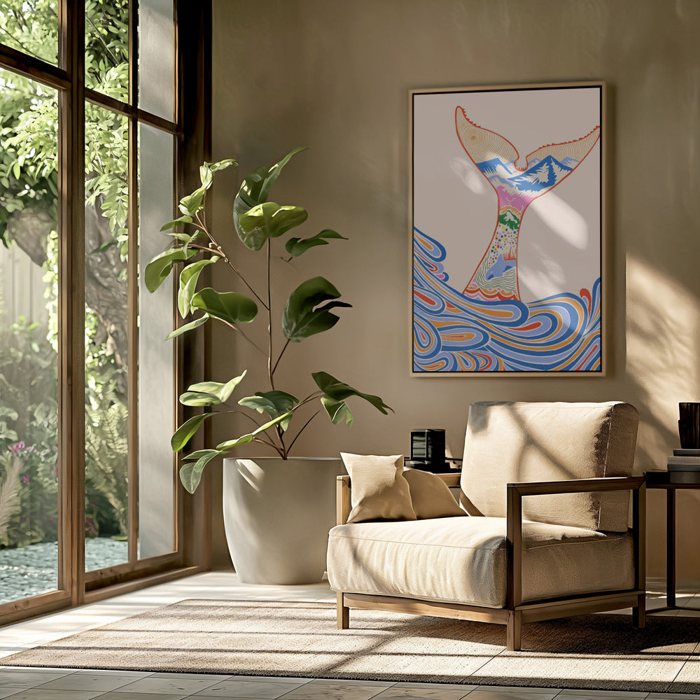 Blaue Gefühle, Blautöne | Poster