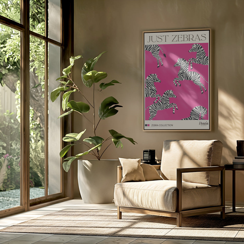 NUR ZEBRAS. Zebra-Kollektion | Poster