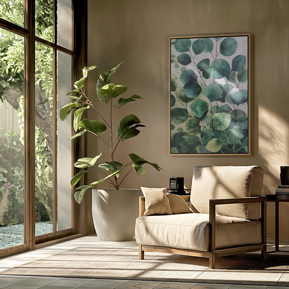 Natur Blumen und Blätter Aquarellkunst (9) | Poster