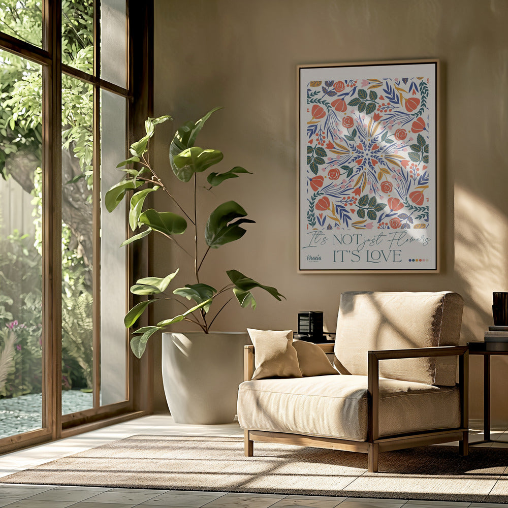 Über die Liebe. Blüte | Poster