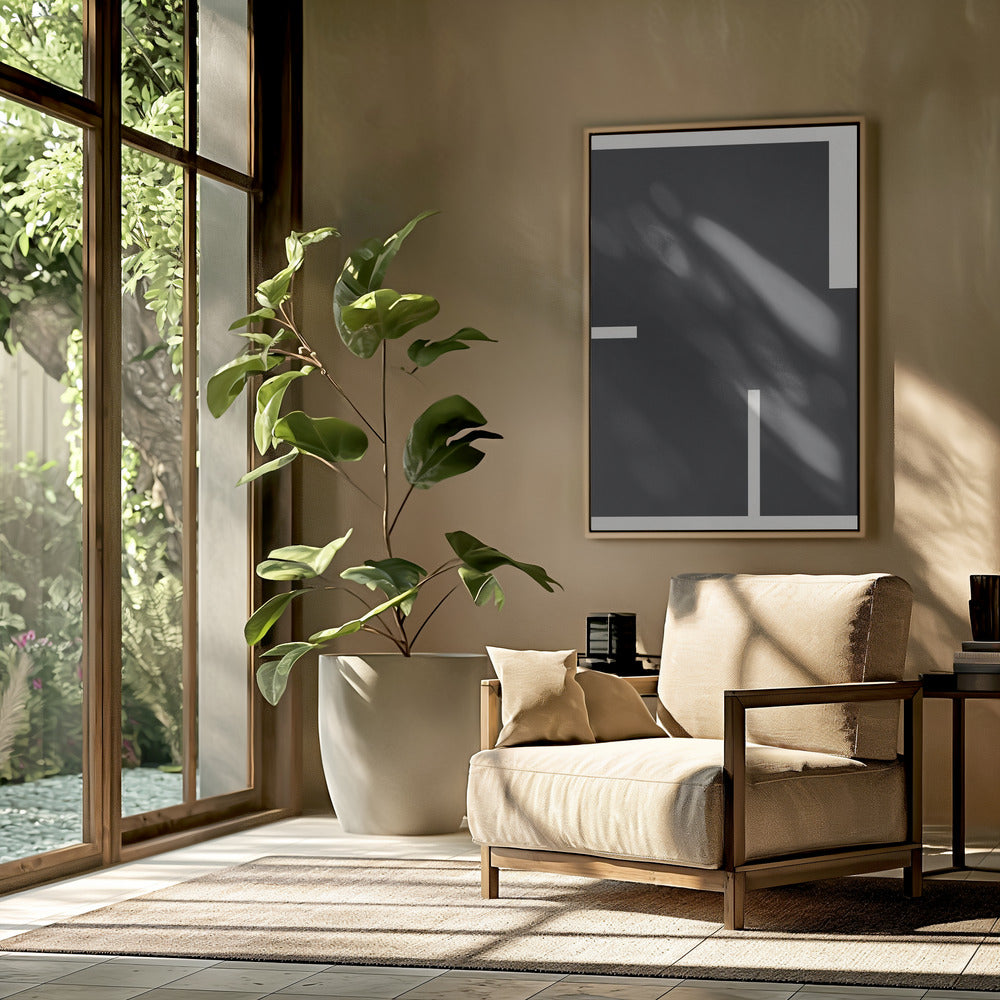 Black and white geometry 4 | Poster