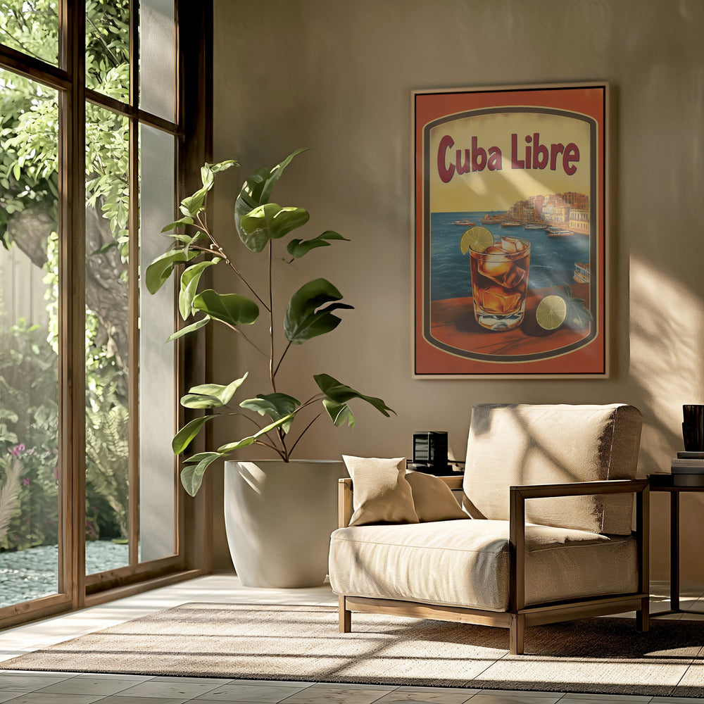 Cuba Libre Vintage Werbespot | Poster