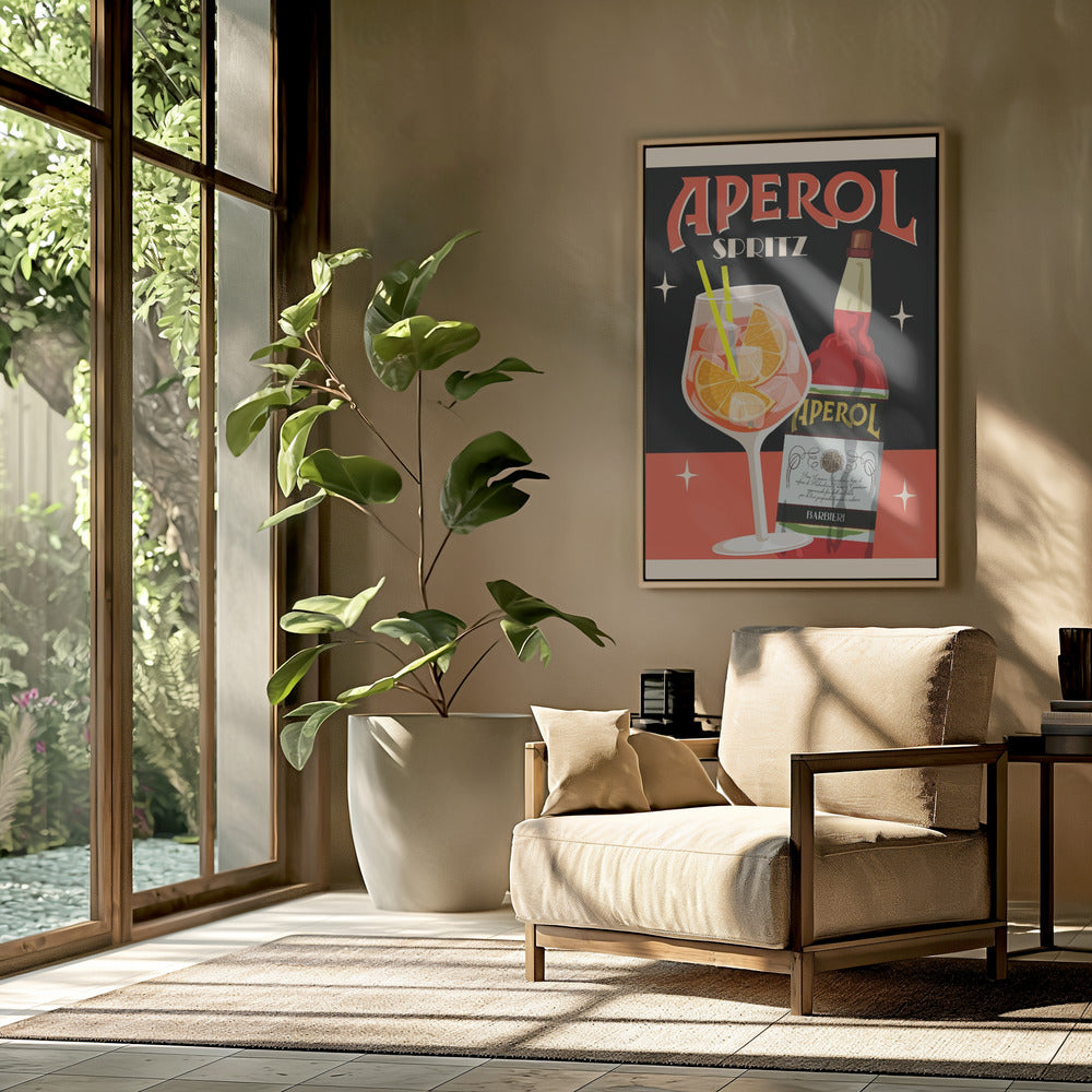 Aperol Spritz_Schwarz | Poster