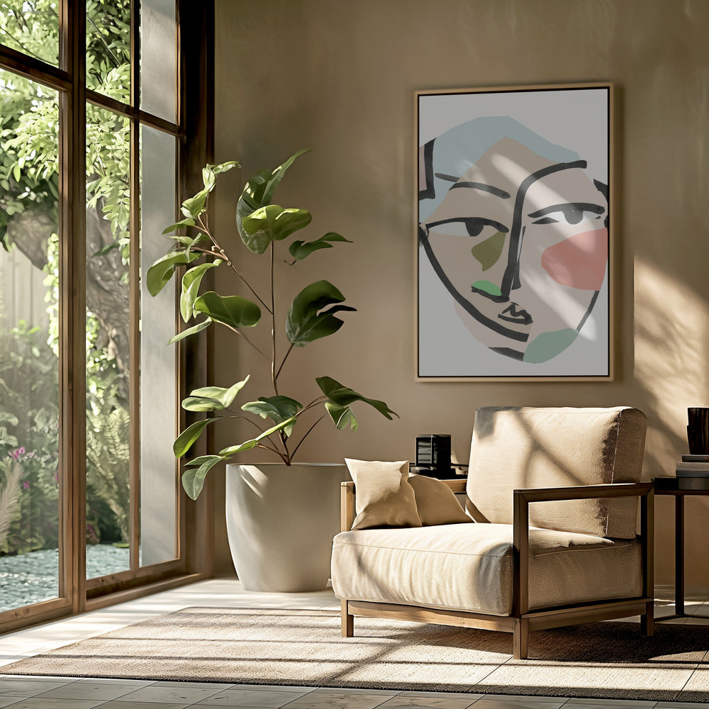 Visage No2 Kunstdruck | Poster