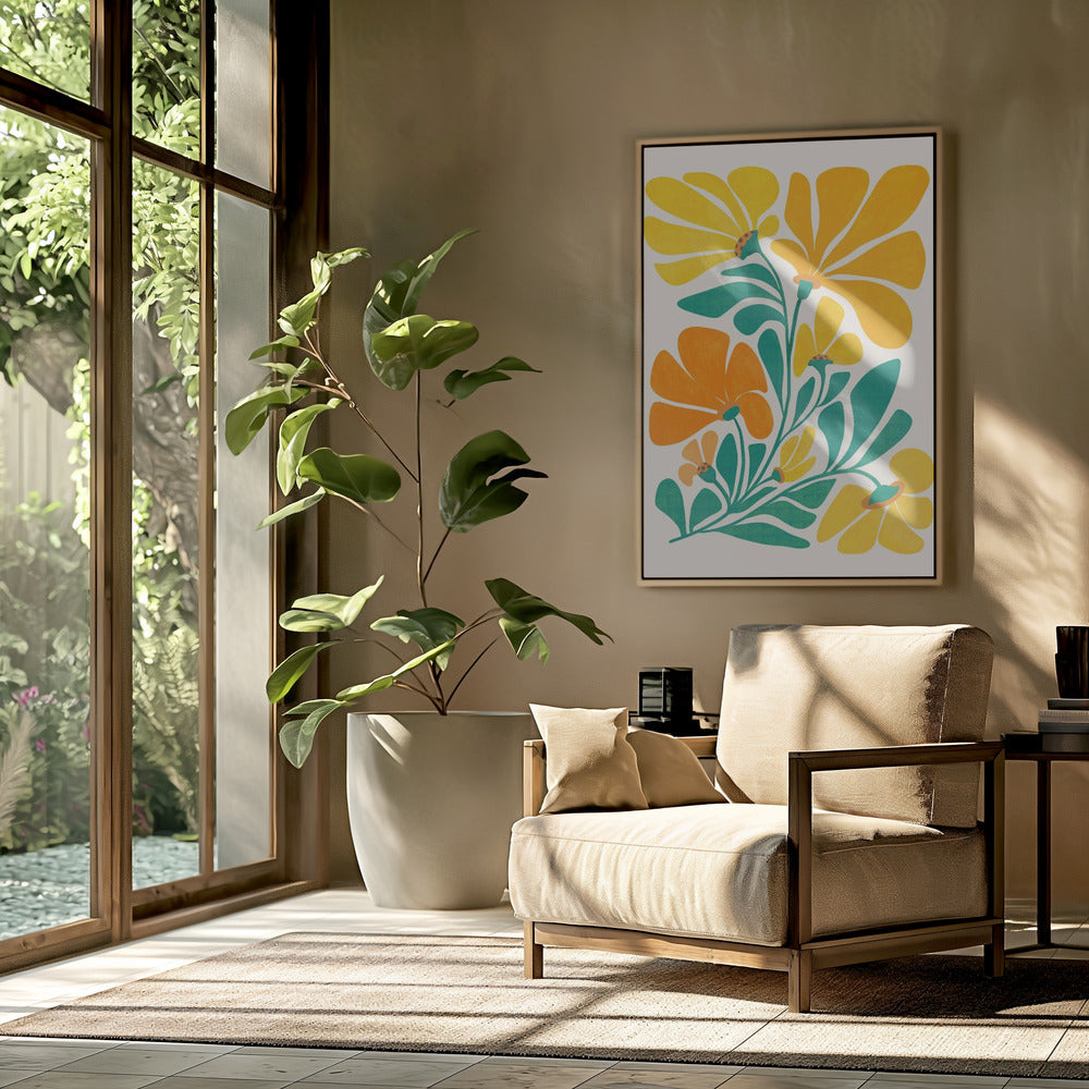 Königliche Sonnenblumen | Poster