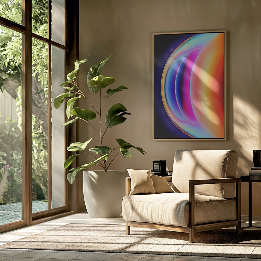 Paradies-Farbverlaufs-Halo | Poster