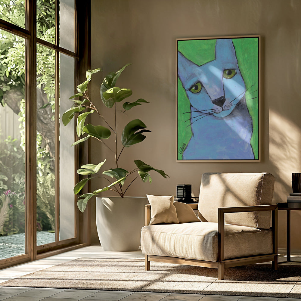 Die große blaue Katze | Poster