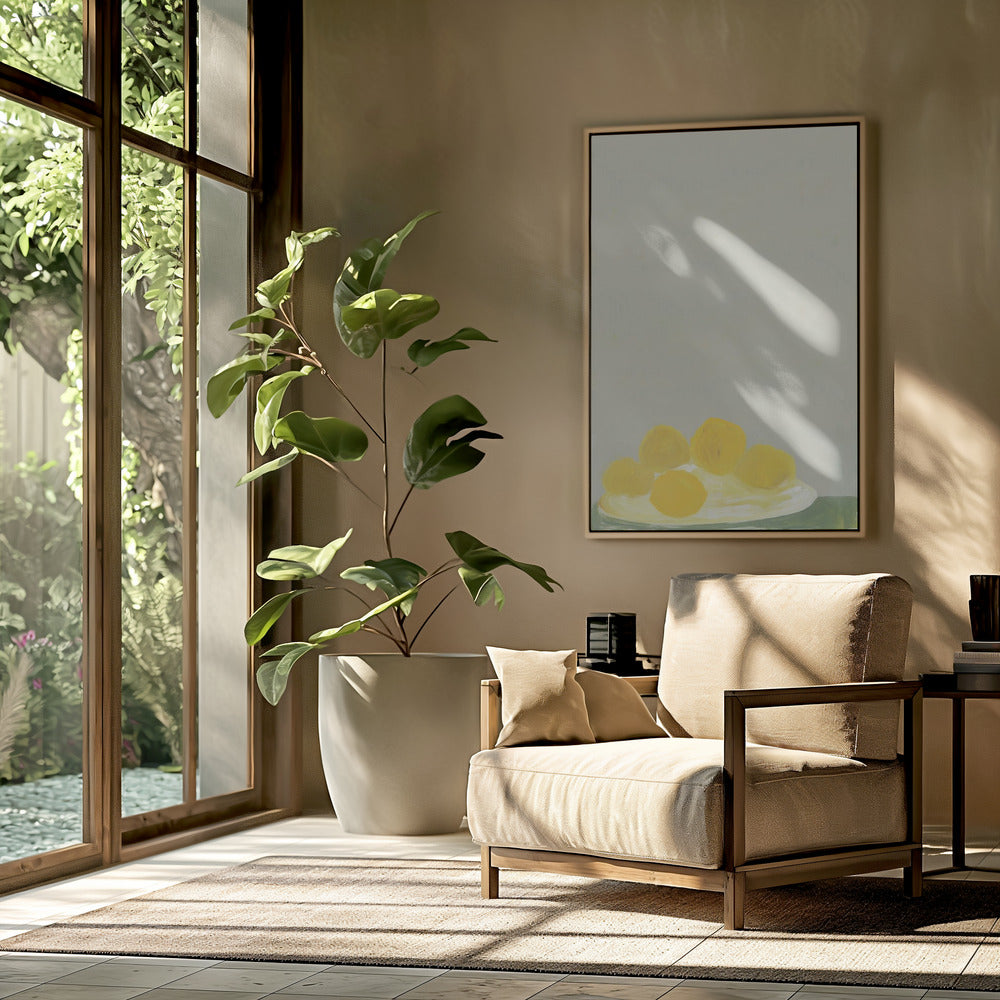 Limoni sul piatto Nr. 2 | Poster