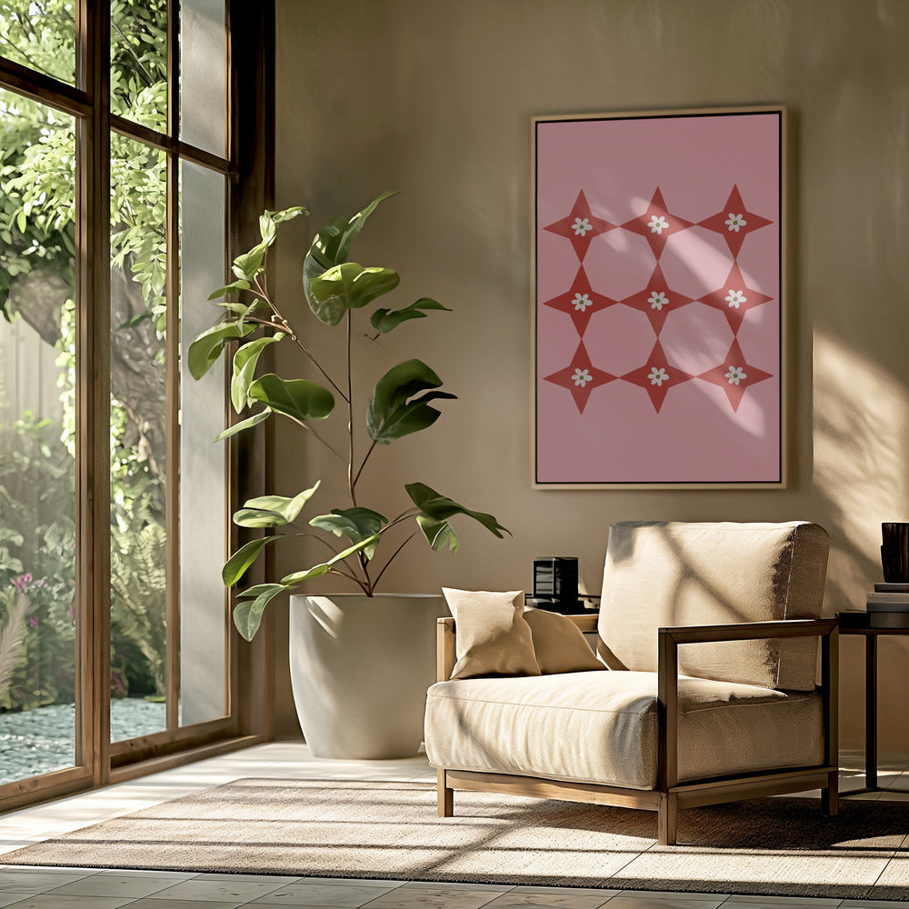 Blumenfliese | Poster