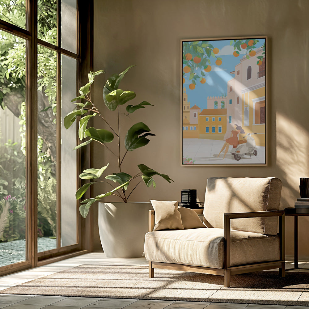 Sevilla Orangen, Spanien | Poster