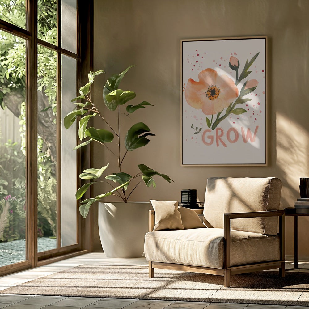Blumenwachstum | Poster