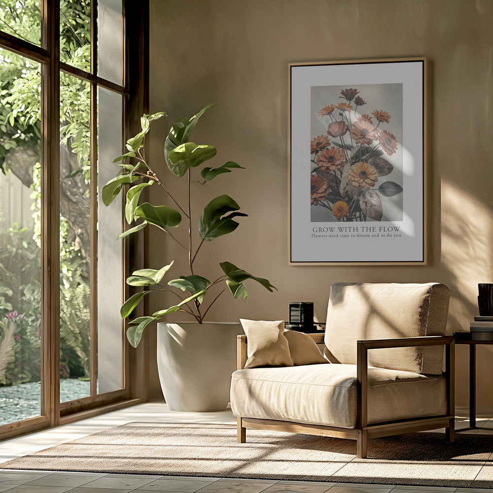 Wachsen mit dem Fluss Nr. 2 | Poster