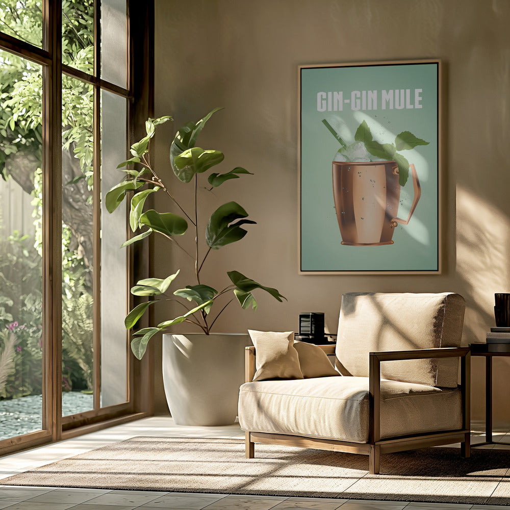 Gin Gin Mule Kupfer | Poster
