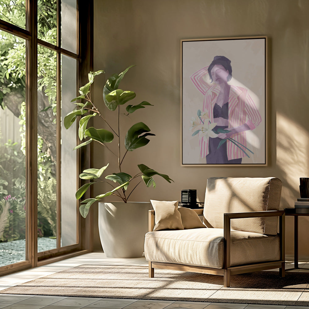 Lilly in einer Jacke | Poster