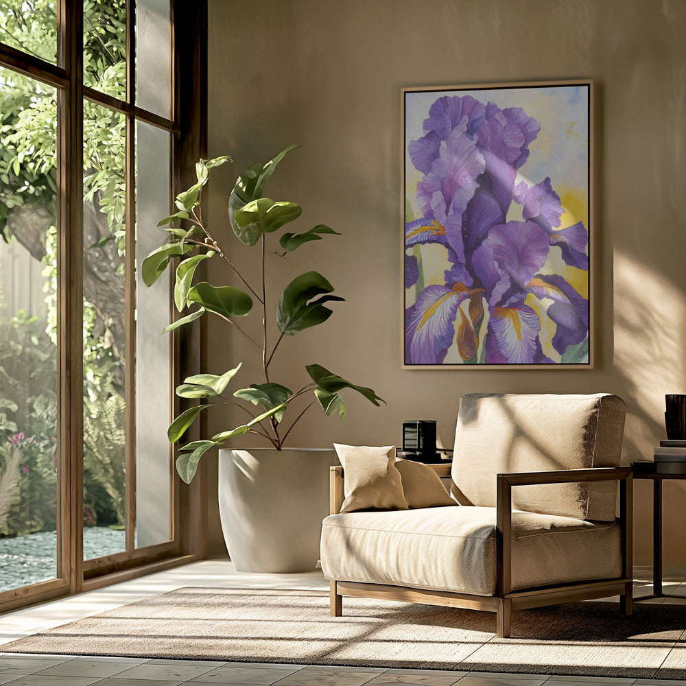 Iris Aquarell | Poster