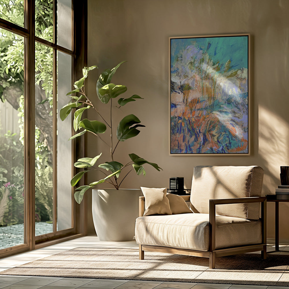 Traumlandschaft Pinselstriche | Poster