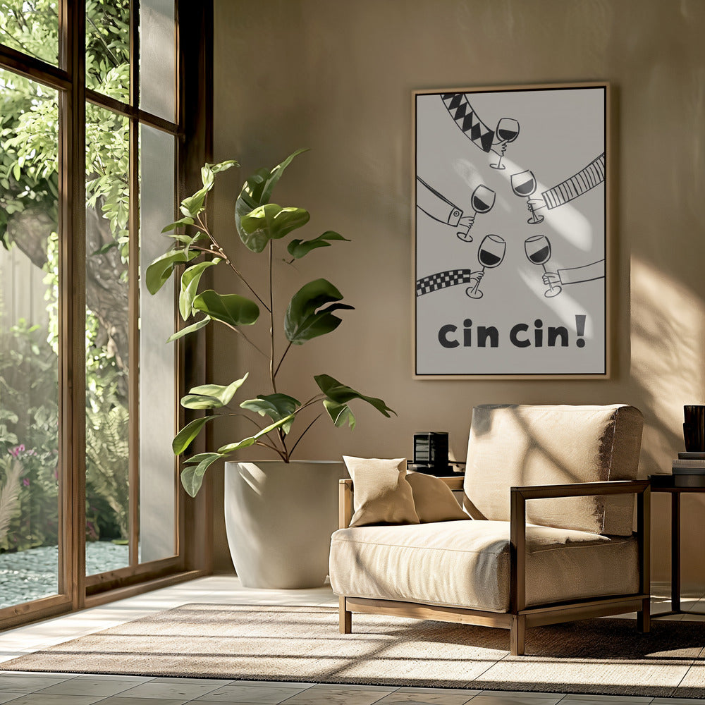 Cin cin! Weinparty mit Freunden | Poster