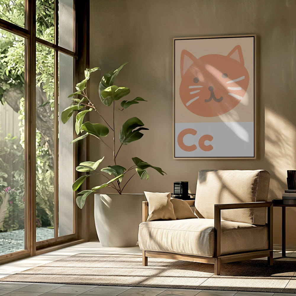 Kuschelkatze C | Poster