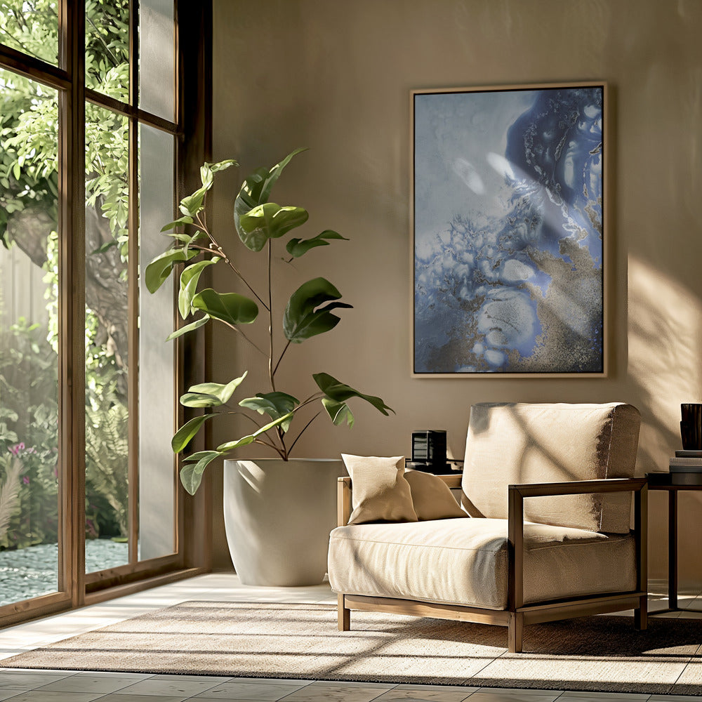 Zen Art 'Ocean Wave Waltz 2' – Aquarellwellen | Poster