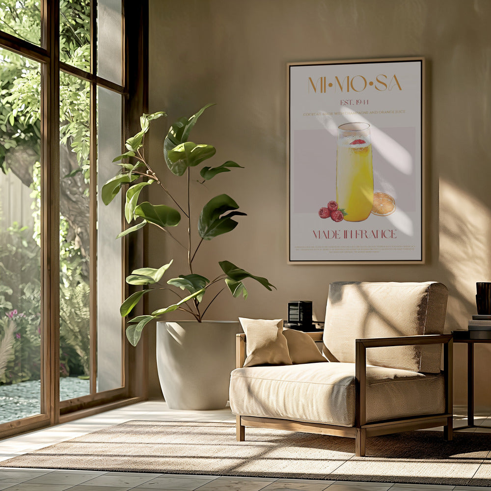 Französischer Sonnenaufgangsschlürf-Poster