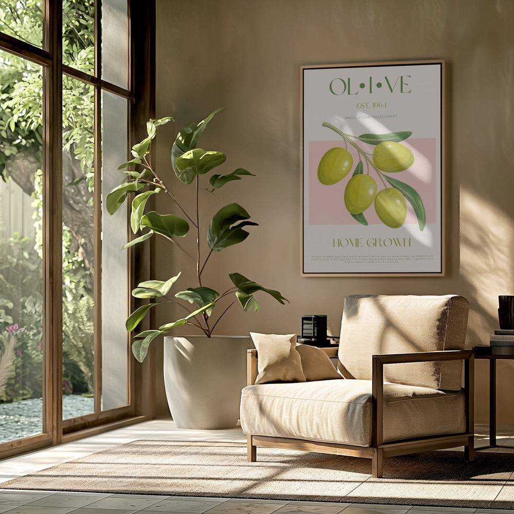 Goldene Oliven-Essenz | Poster
