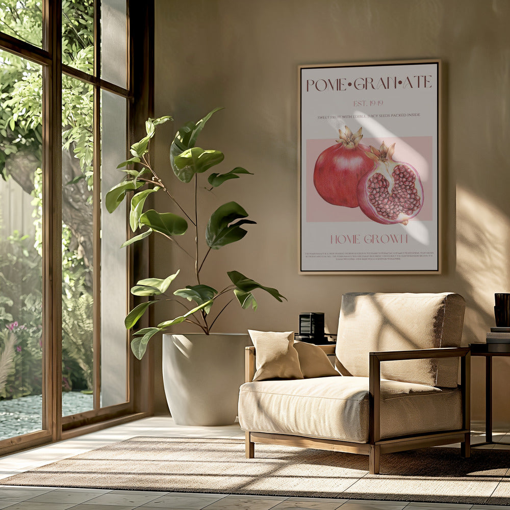 Saftiger Granatapfel | Poster