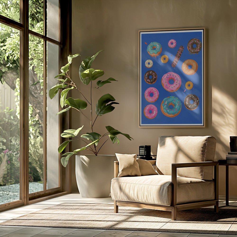 Donut Delight Leinwand | Poster
