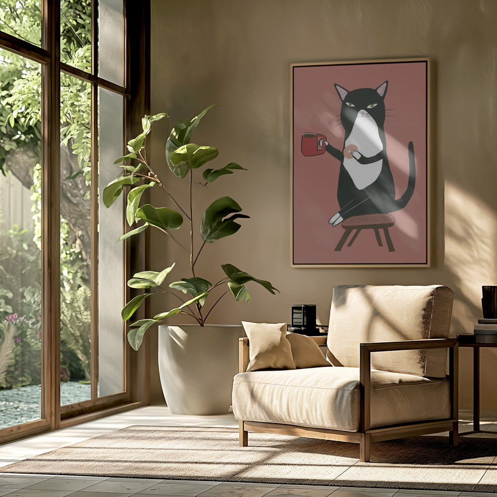 Kaffeekatze | Poster