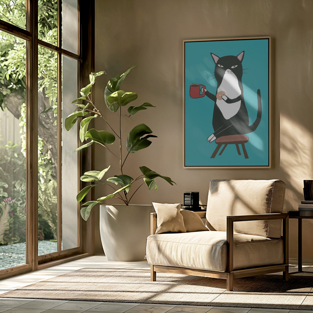 Kaffeekatze | Poster